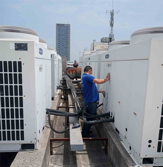 文登中央空调制热和不制冷系统维修方法